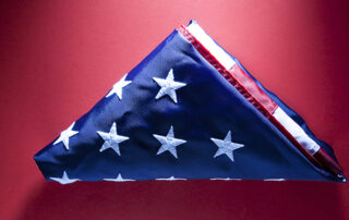 Folded US Flag